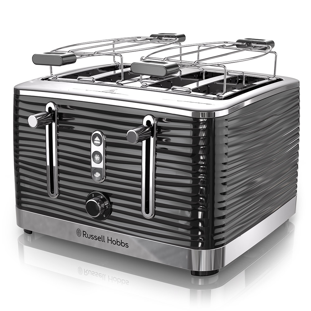 4 slice toaster hotsell with warming rack